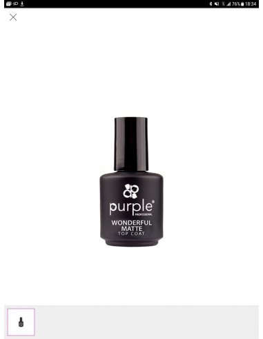 WONDERFUL MATTE TOP COAT